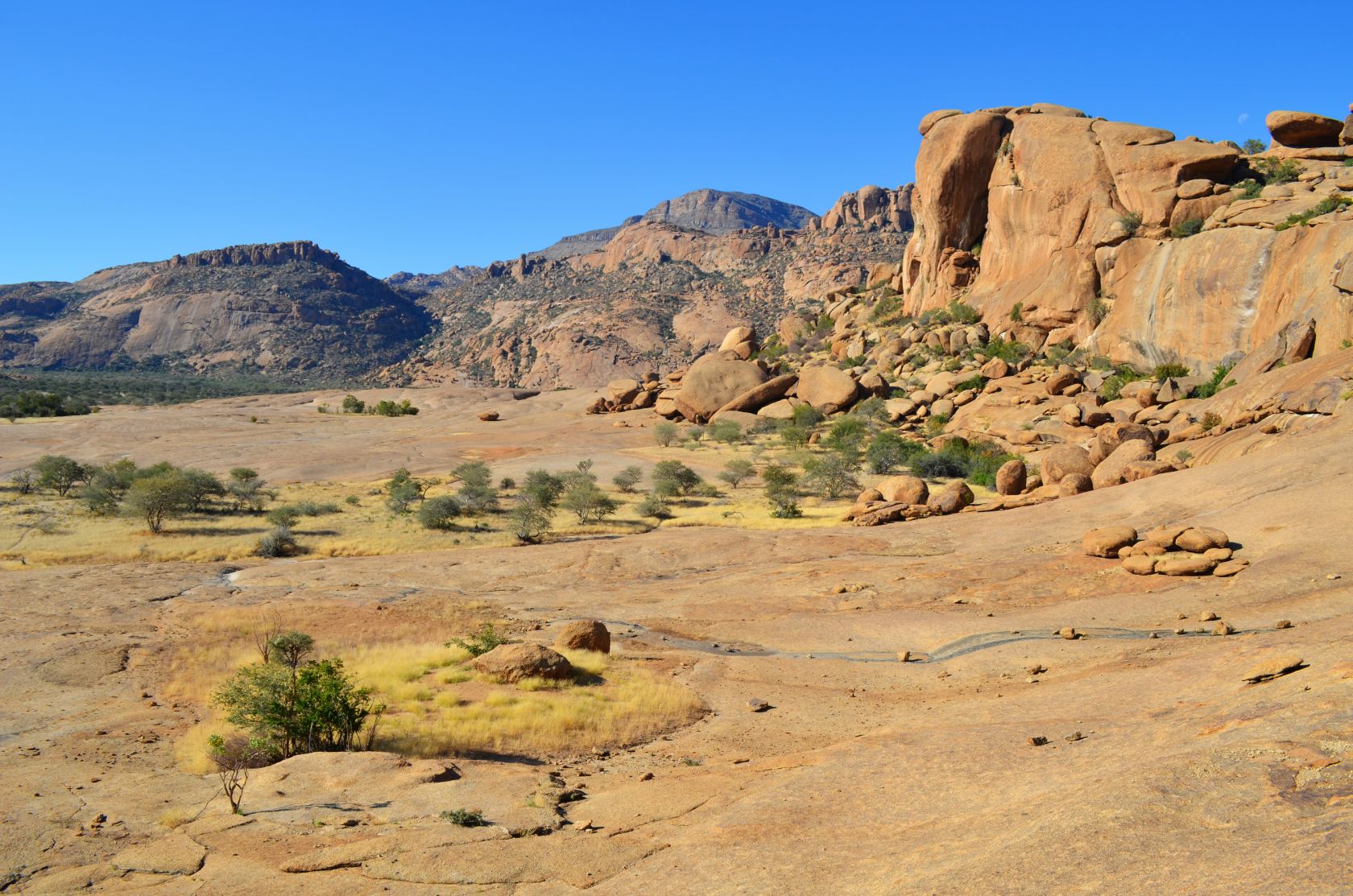 Blick auf den Felsen Elephants Head
